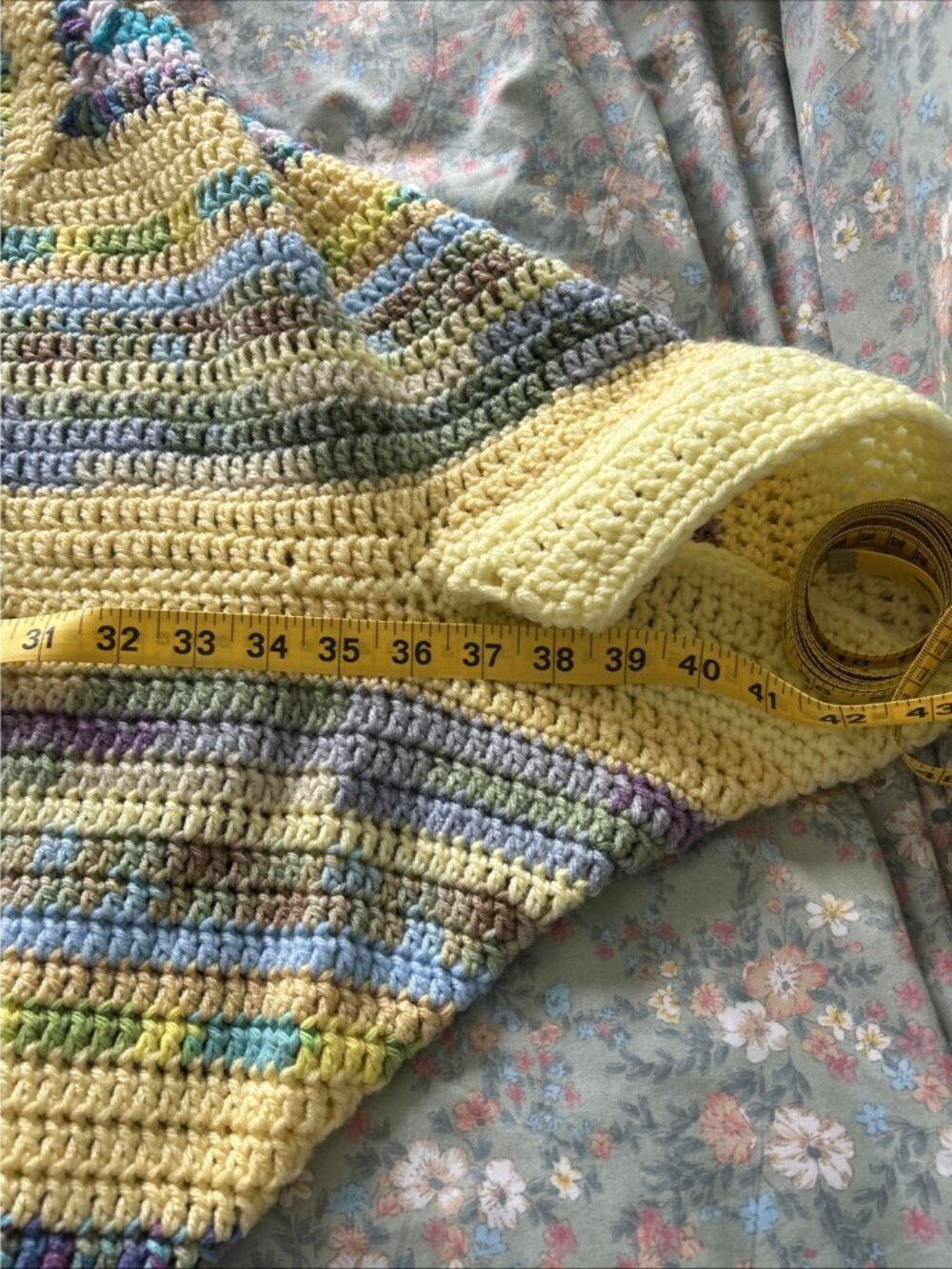 Women Handmade Crochet Oversized Shrug Cocoon Sweater Knit Cozy Wrap - Picture 6 of 7